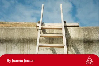 Ladder leading to the sky.
